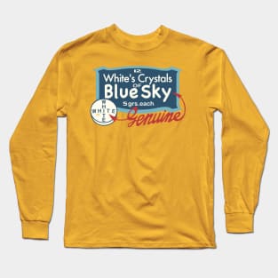 Vintage box of Blue Meth by Mr. White Long Sleeve T-Shirt